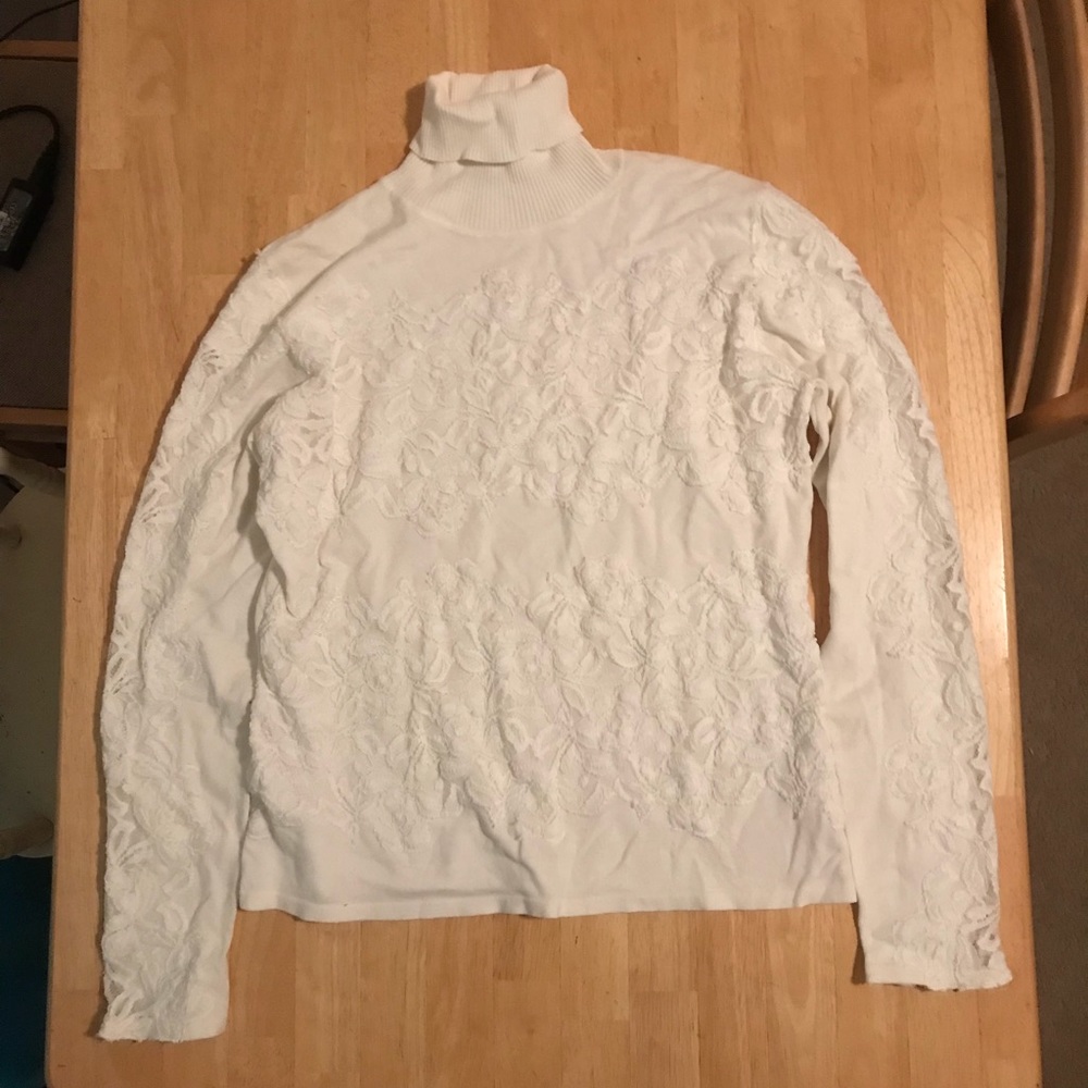 Lacey turtleneck sweater